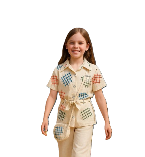 Girls Ethnic Wear - Young woman in traditional Indian outfit