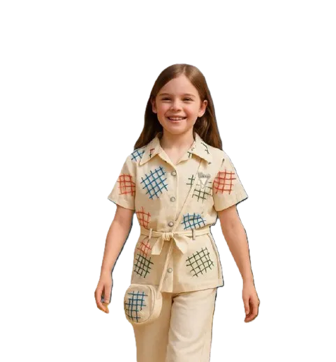 Girls Ethnic Wear - Young woman in traditional Indian outfit